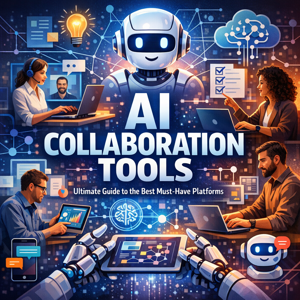 Illustration of AI Collaboration Tools: Ultimate Guide to the Best Must-Have Platforms