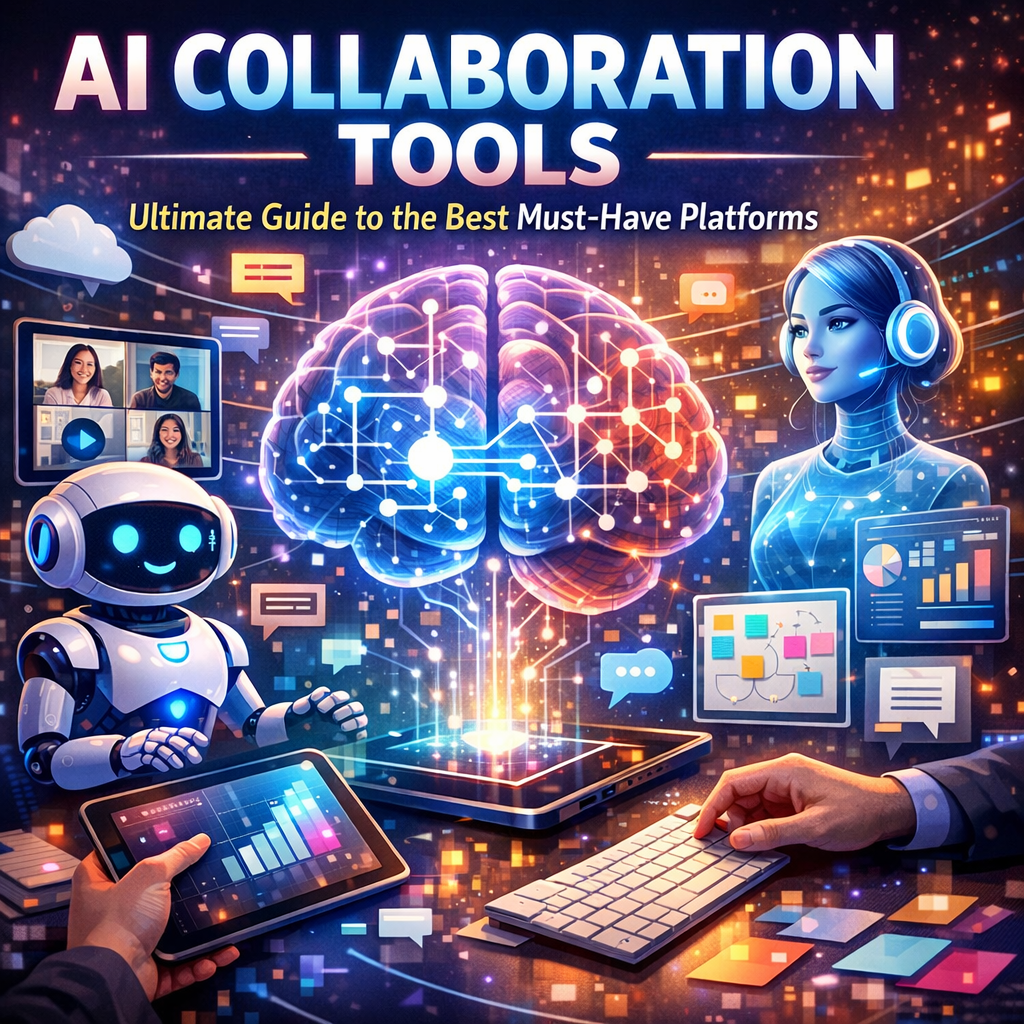 Illustration of AI Collaboration Tools: Ultimate Guide to the Best Must-Have Platforms