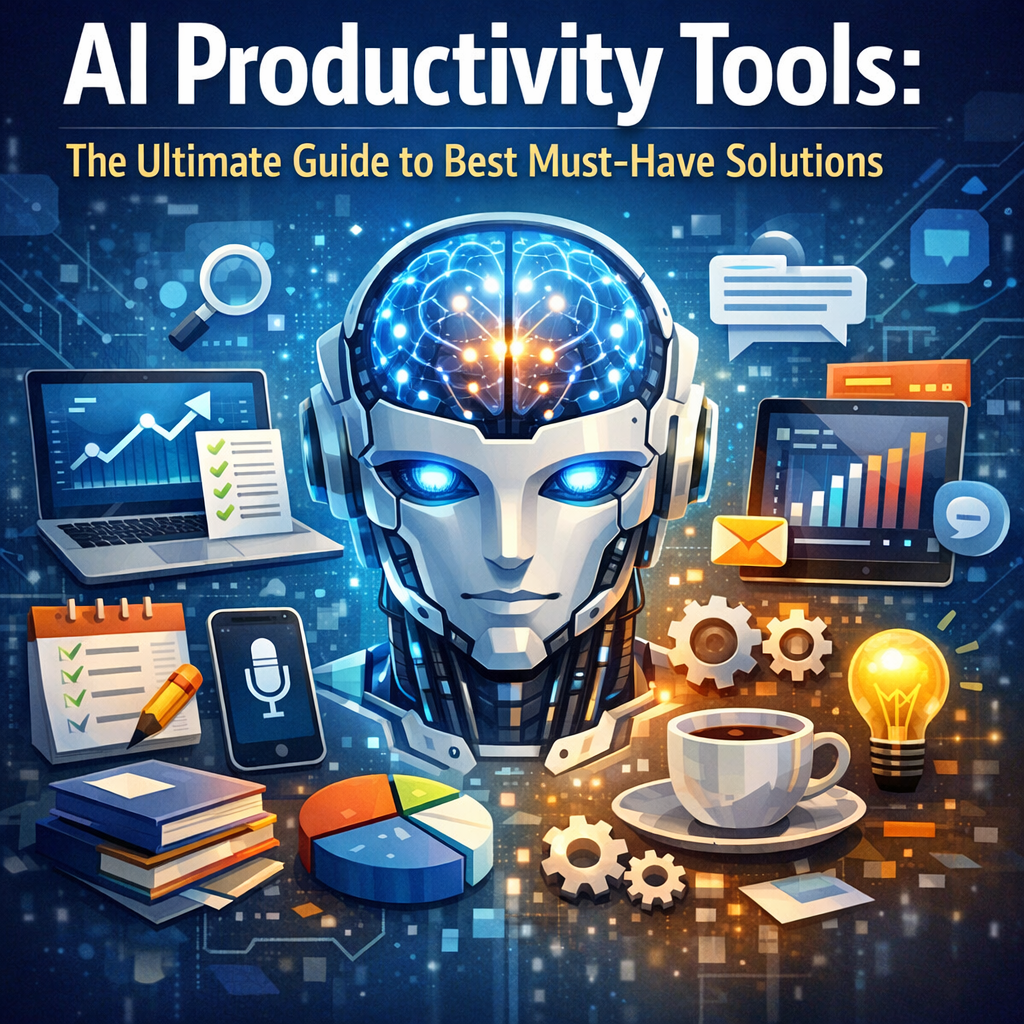 Illustration of Ai Productivity Tools: The Ultimate Guide to Best Must-Have Solutions