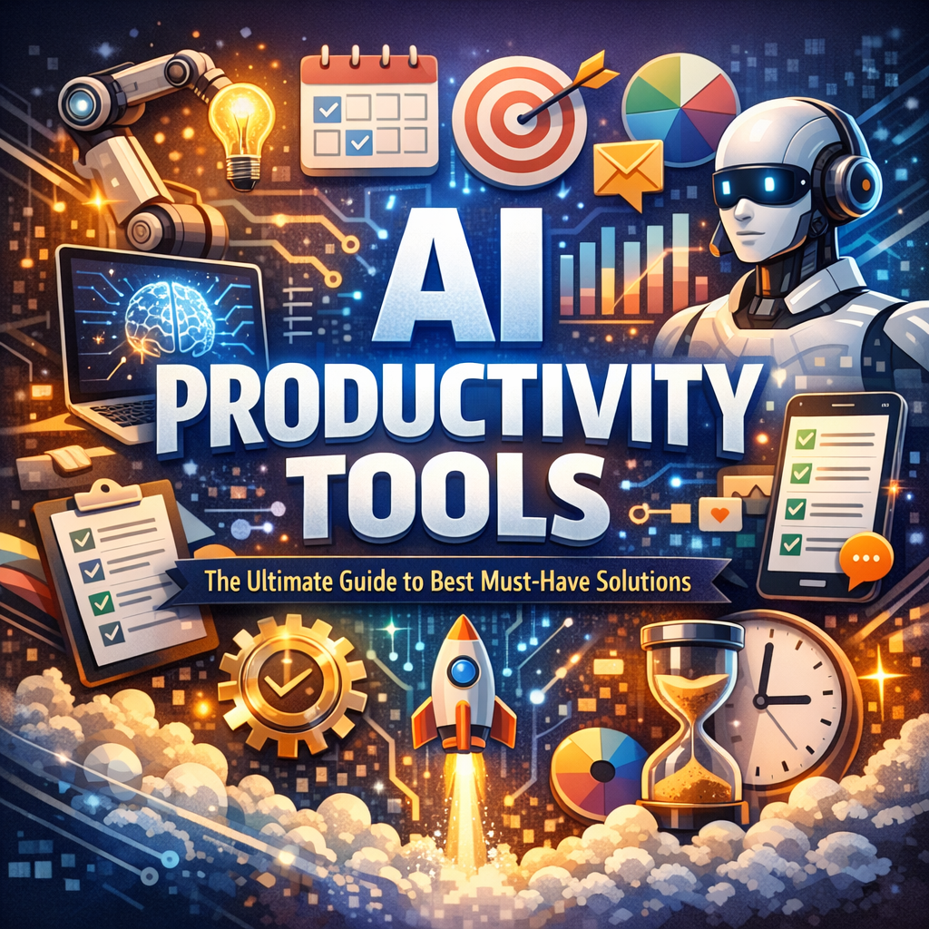 Illustration of AI Productivity Tools: The Ultimate Guide to Best Must-Have Solutions
