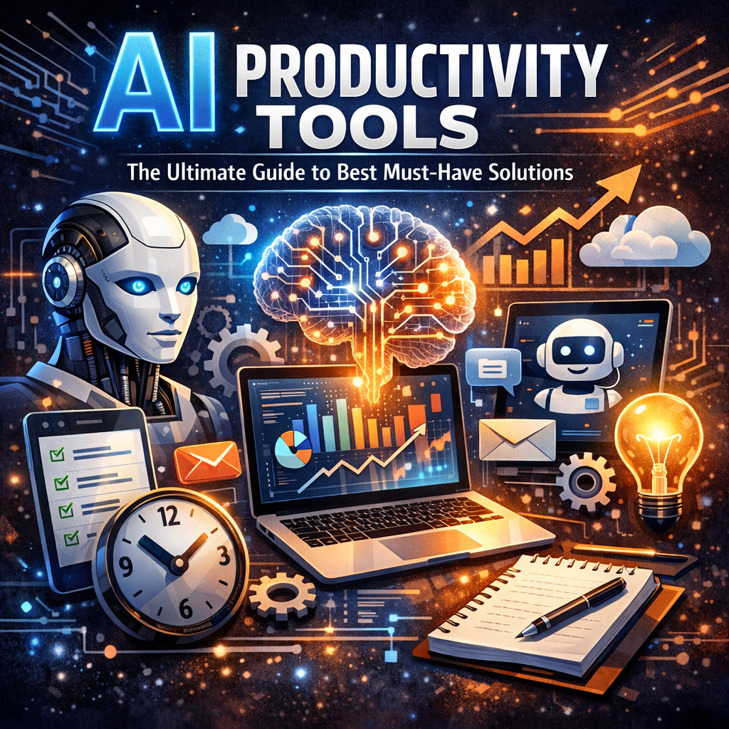 Illustration of Ai Productivity Tools: The Ultimate Guide to Best Must-Have Solutions