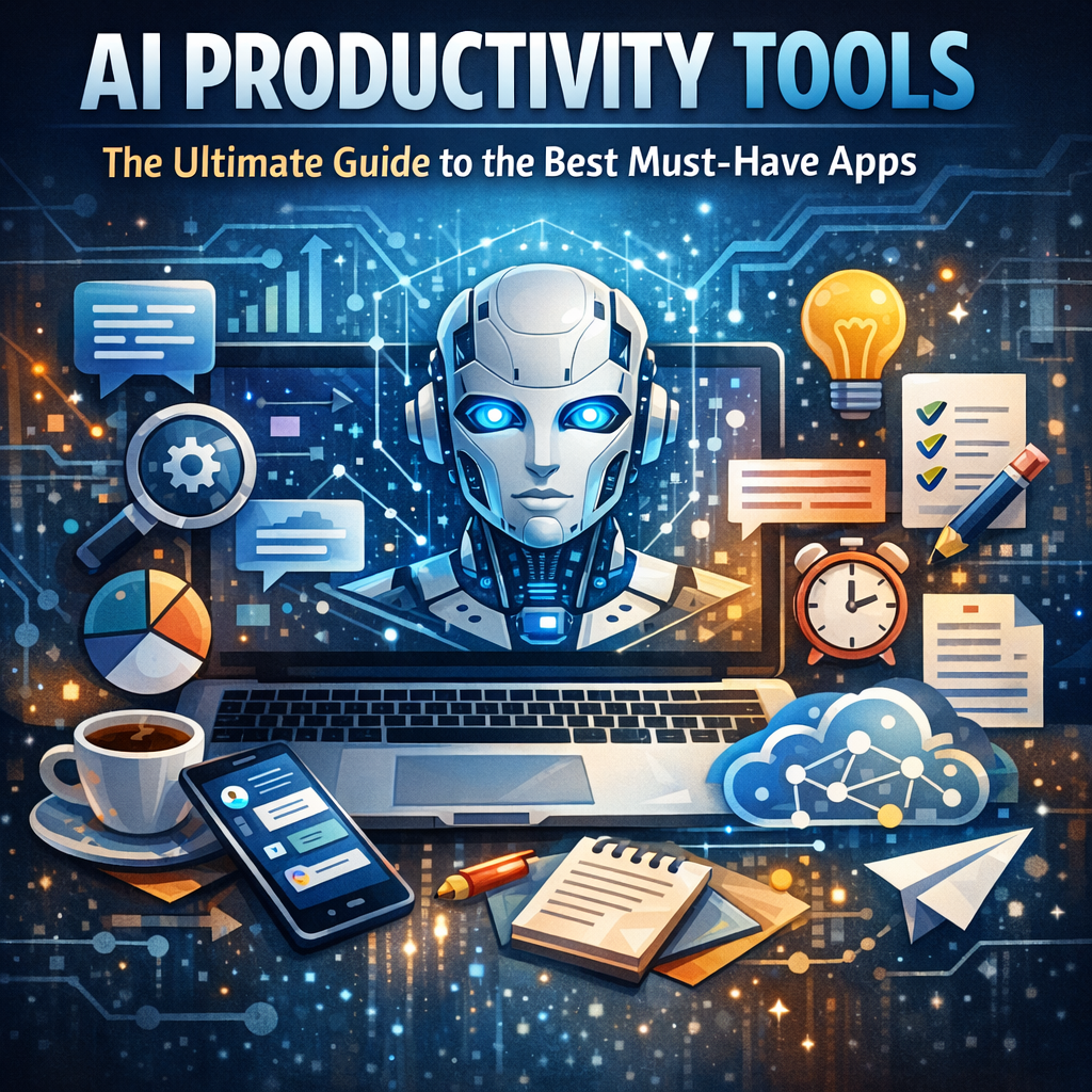 Illustration of Ai Productivity Tools: The Ultimate Guide to the Best Must-Have Apps