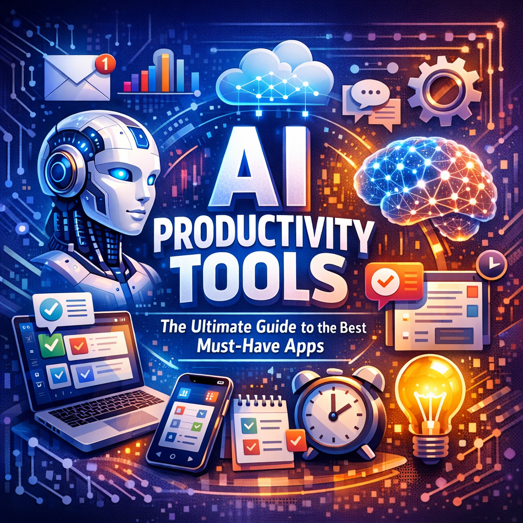 Illustration of Ai Productivity Tools: The Ultimate Guide to the Best Must-Have Apps