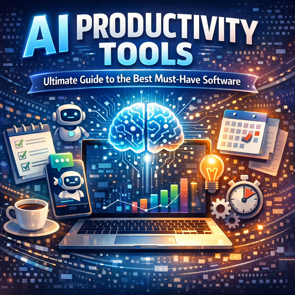 Illustration of AI Productivity Tools: Ultimate Guide to the Best Must-Have Software
