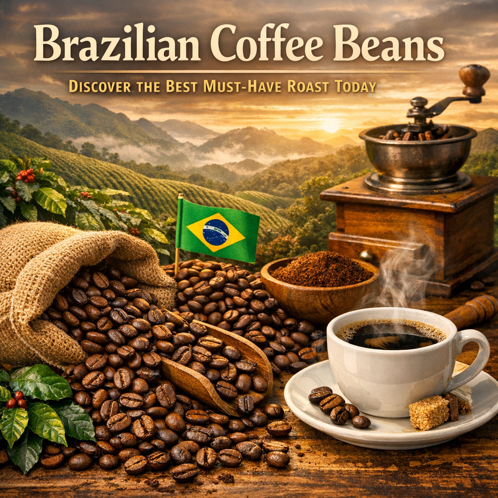 Illustration of Brazilian Coffee Beans: Discover the Best Must-Have Roast Today