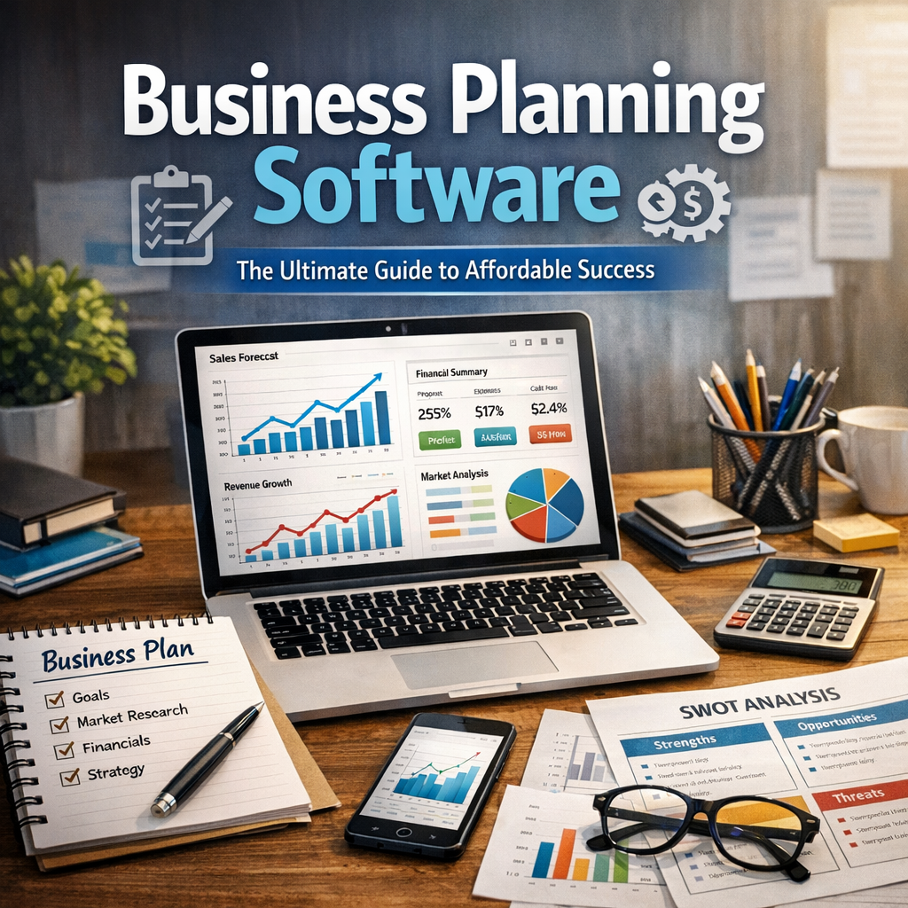 Illustration of Business Planning Software: The Ultimate Guide to Affordable Success