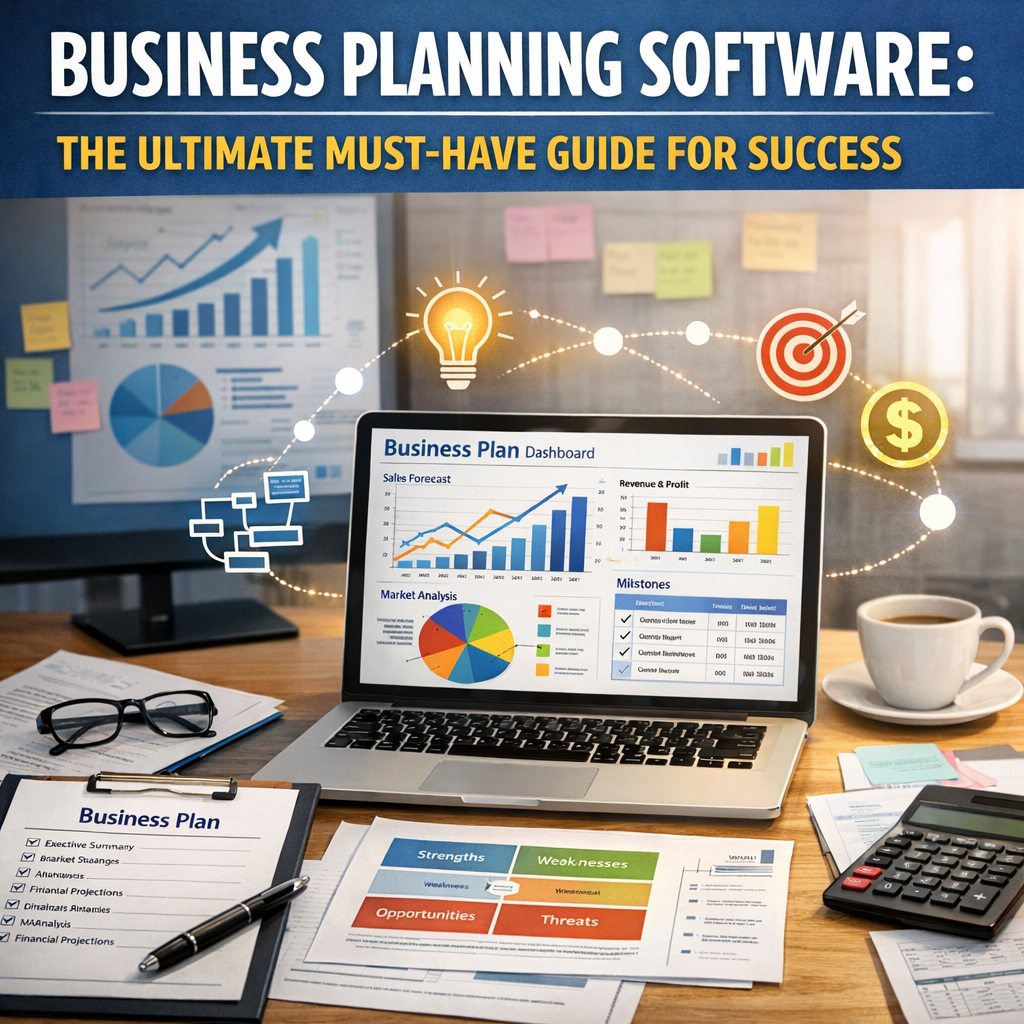 Illustration of Business Planning Software: The Ultimate Must-Have Guide for Success