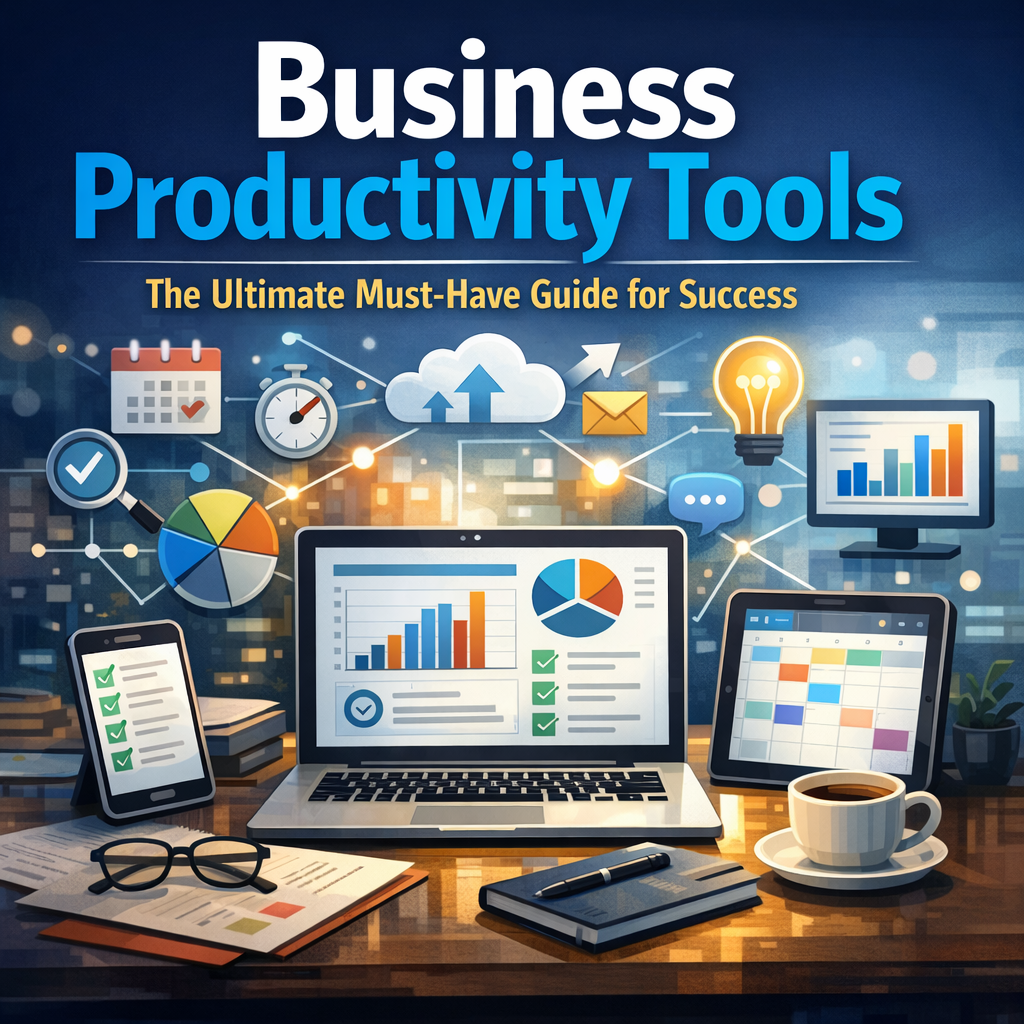 Illustration of Business Productivity Tools: The Ultimate Must-Have Guide for Success