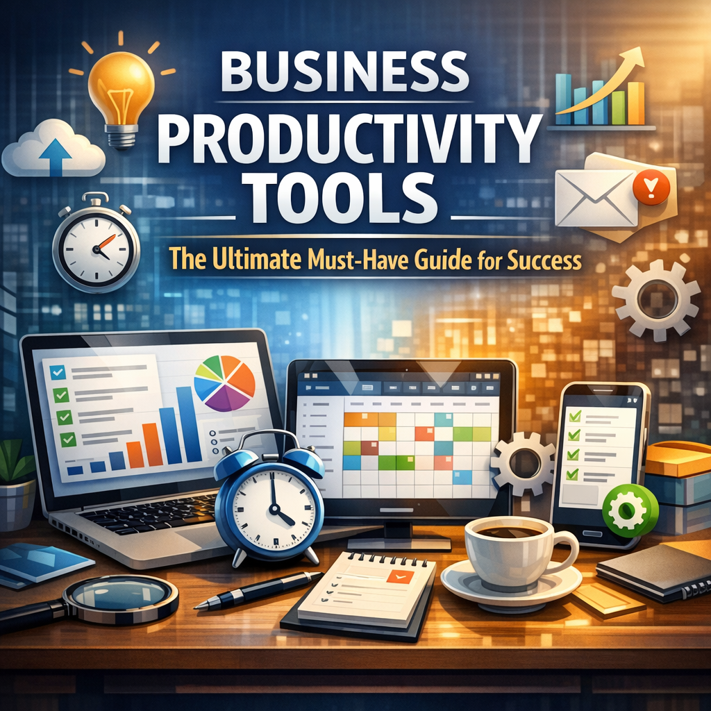 Illustration of Business Productivity Tools: The Ultimate Must-Have Guide for Success