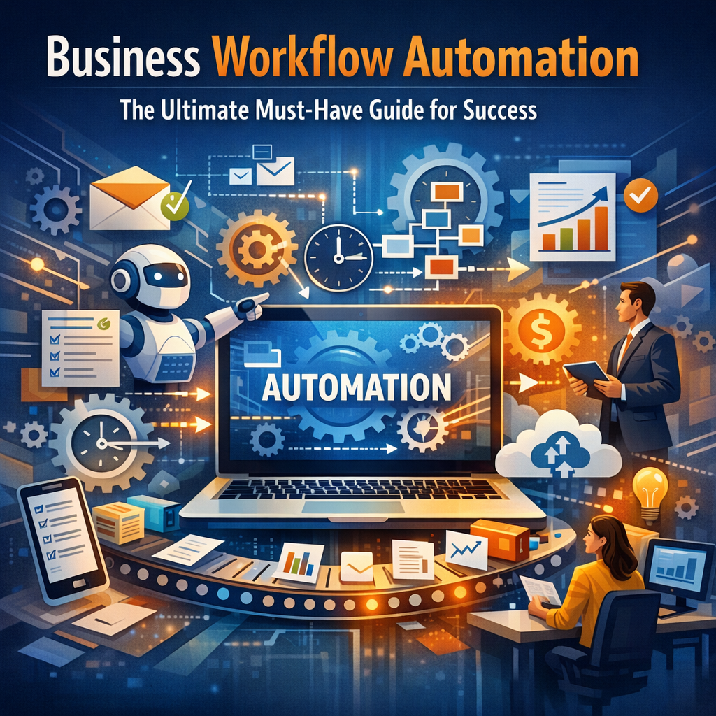 Illustration of Business Workflow Automation: The Ultimate Must-Have Guide for Success