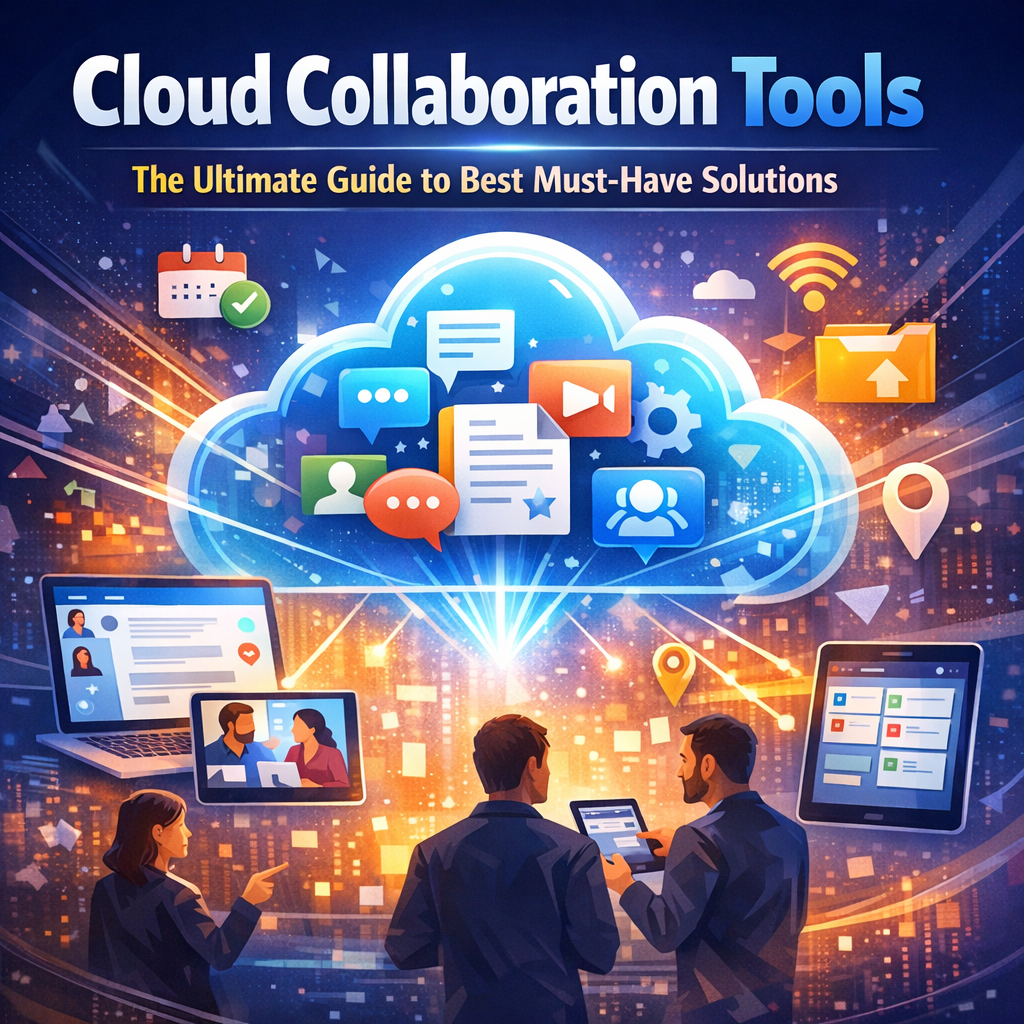 Illustration of Cloud Collaboration Tools: The Ultimate Guide to Best Must-Have Solutions
