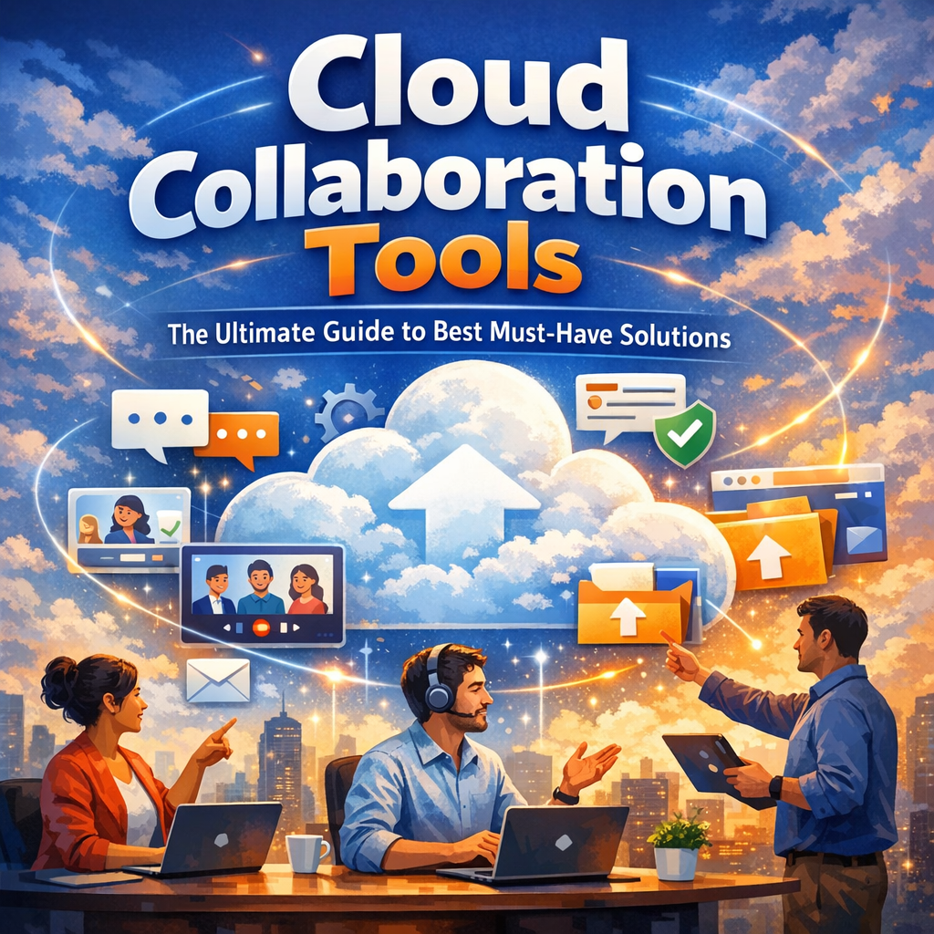 Illustration of Cloud Collaboration Tools: The Ultimate Guide to Best Must-Have Solutions