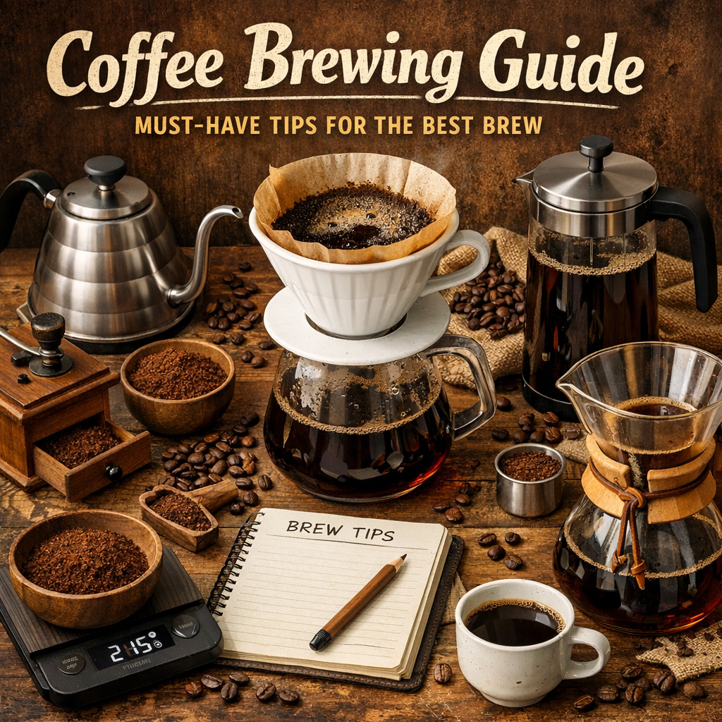Illustration of Coffee Brewing Guide: Must-Have Tips for the Best Brew