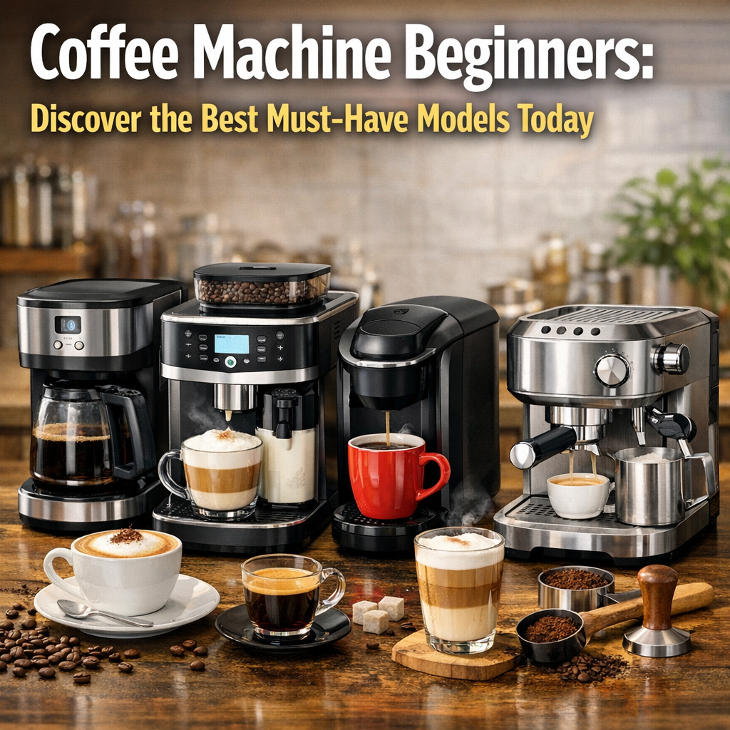 Illustration of Coffee Machine Beginners: Discover the Best Must-Have Models Today