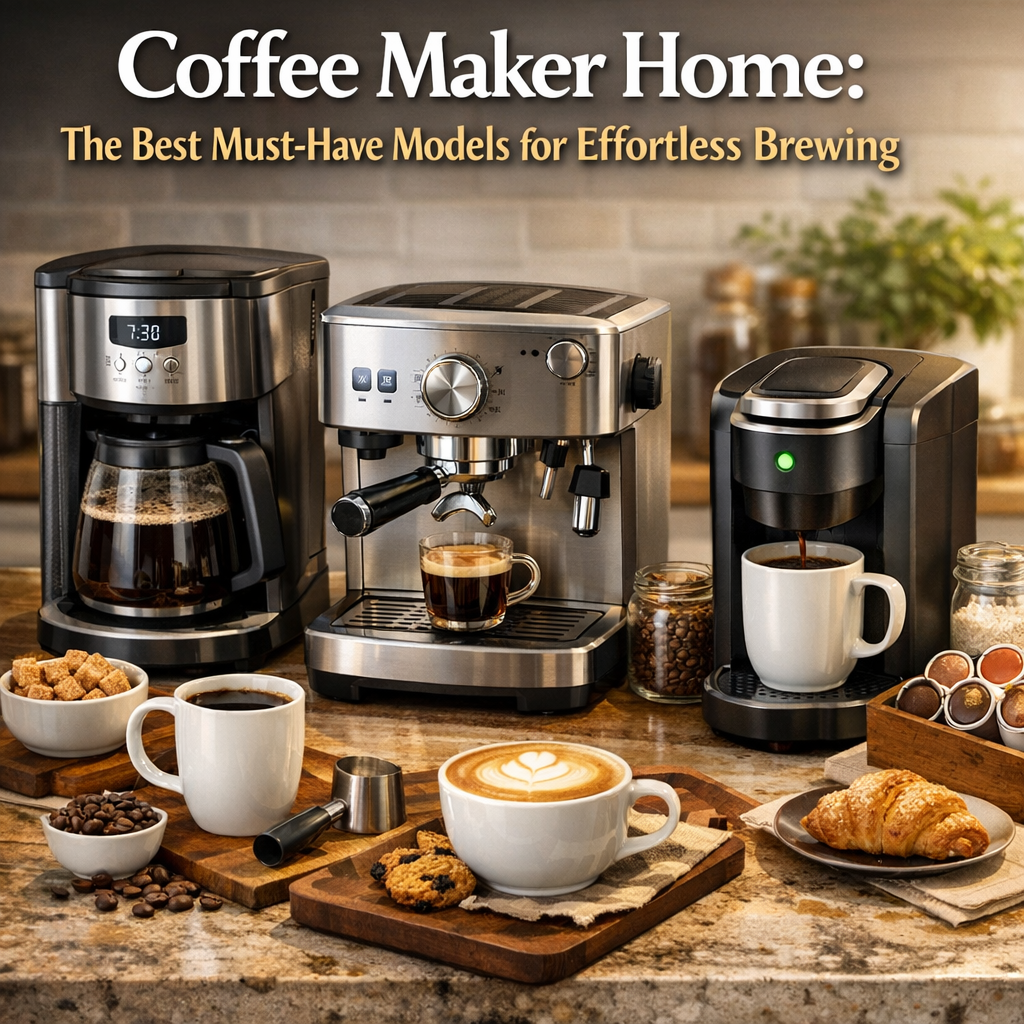 Illustration of Coffee Maker Home: The Best Must-Have Models for Effortless Brewing