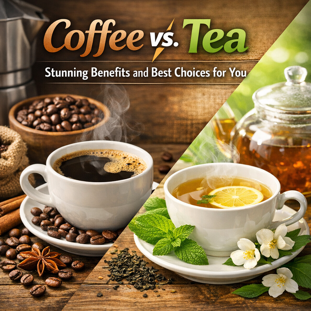 Illustration of Coffee vs Tea: Stunning Benefits and Best Choices for You