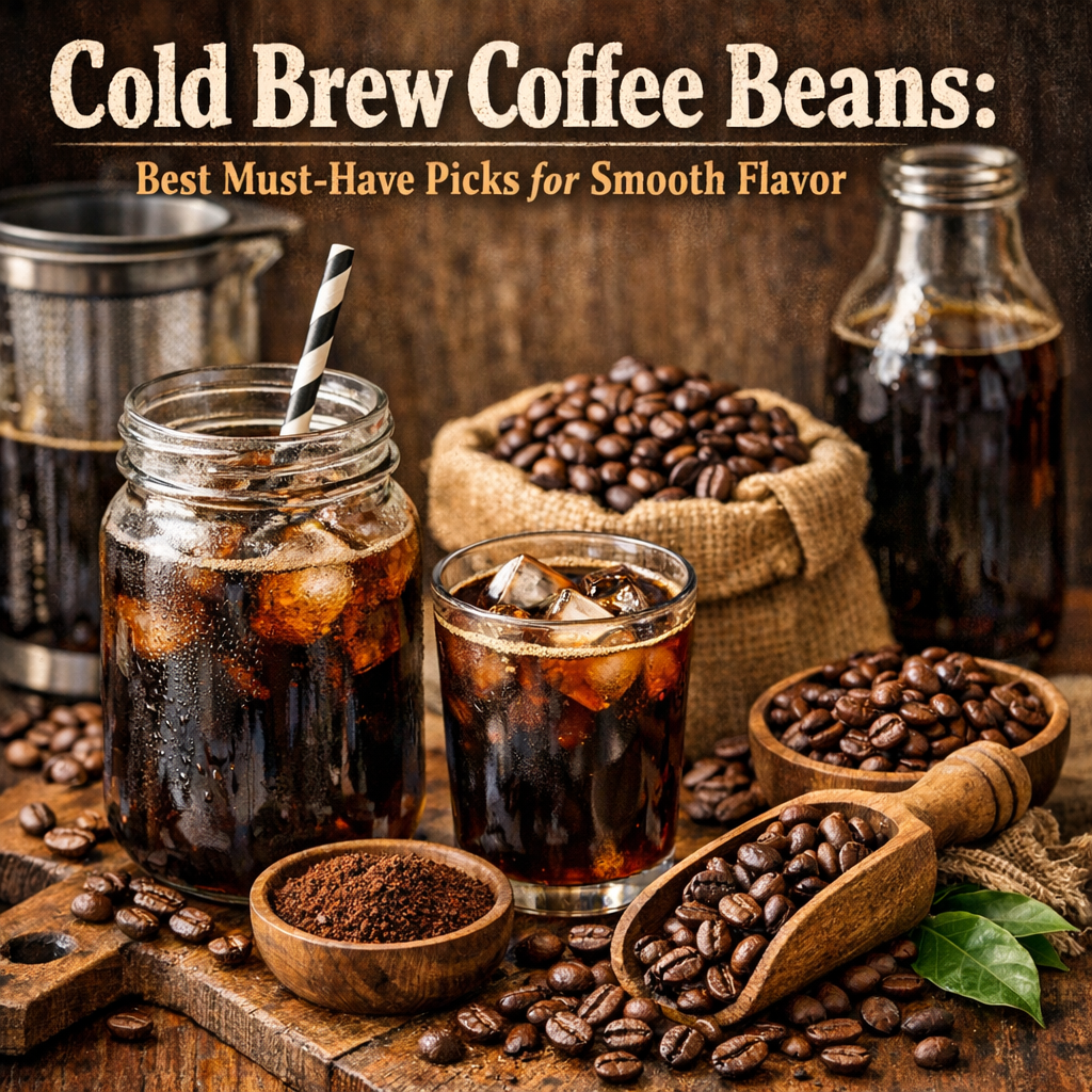 Illustration of Cold Brew Coffee Beans: Best Must-Have Picks for Smooth Flavor