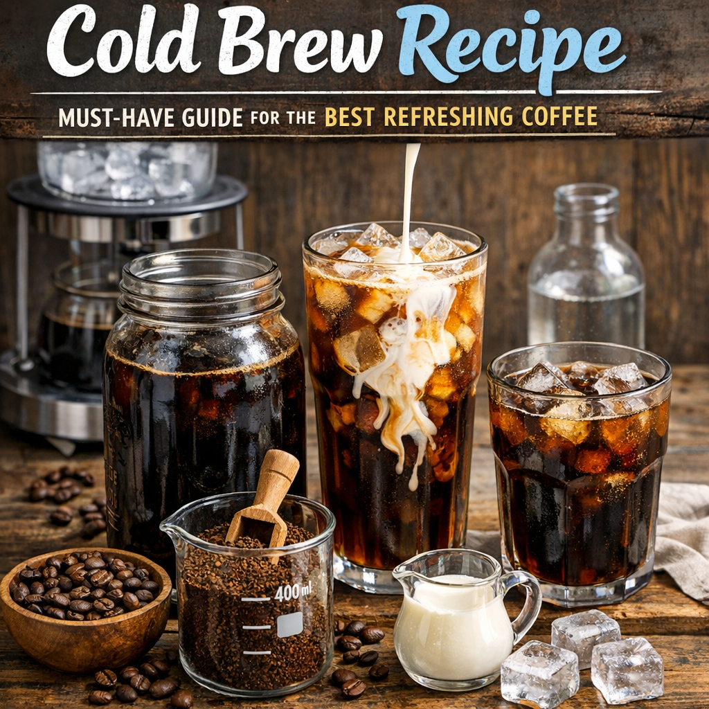 Illustration of Cold Brew Recipe: Must-Have Guide for the Best Refreshing Coffee