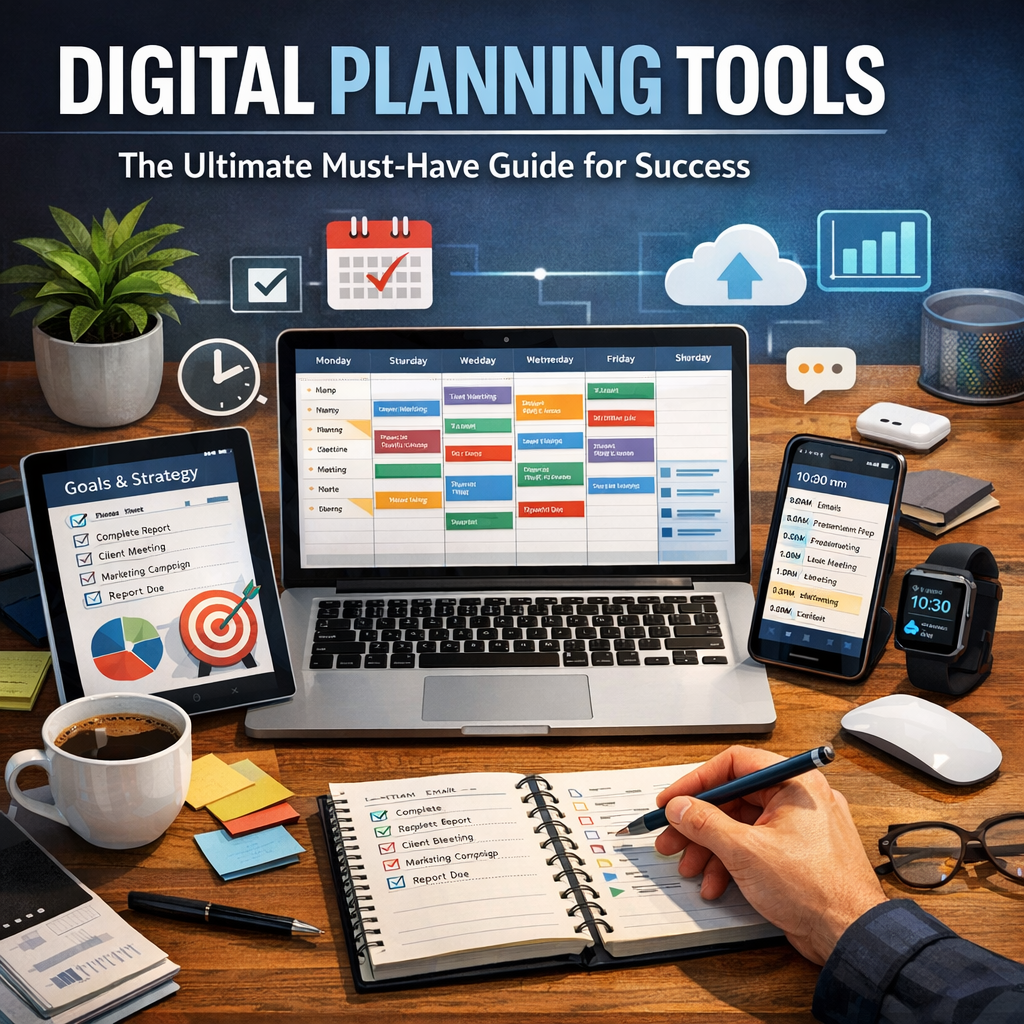 Illustration of Digital Planning Tools: The Ultimate Must-Have Guide for Success