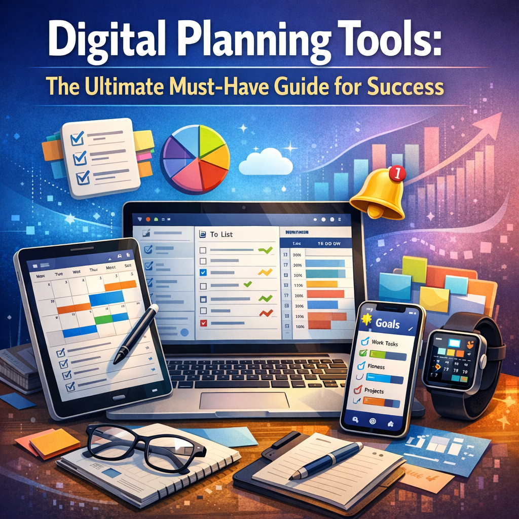 Illustration of Digital Planning Tools: The Ultimate Must-Have Guide for Success