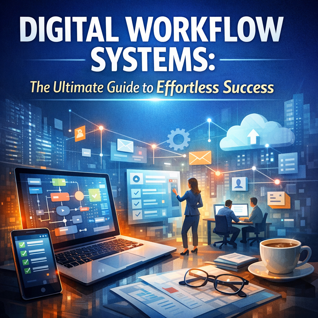 Illustration of Digital Workflow Systems: The Ultimate Guide to Effortless Success