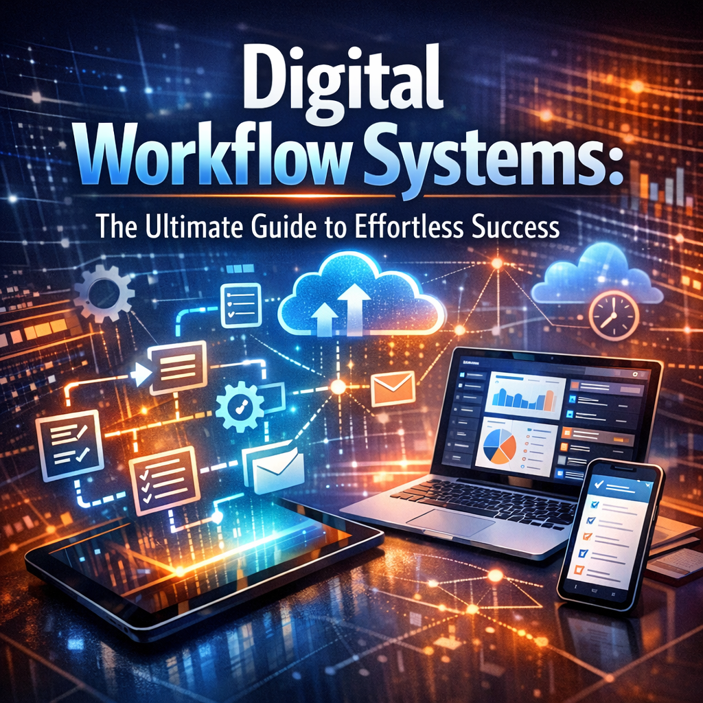 Illustration of Digital Workflow Systems: The Ultimate Guide to Effortless Success