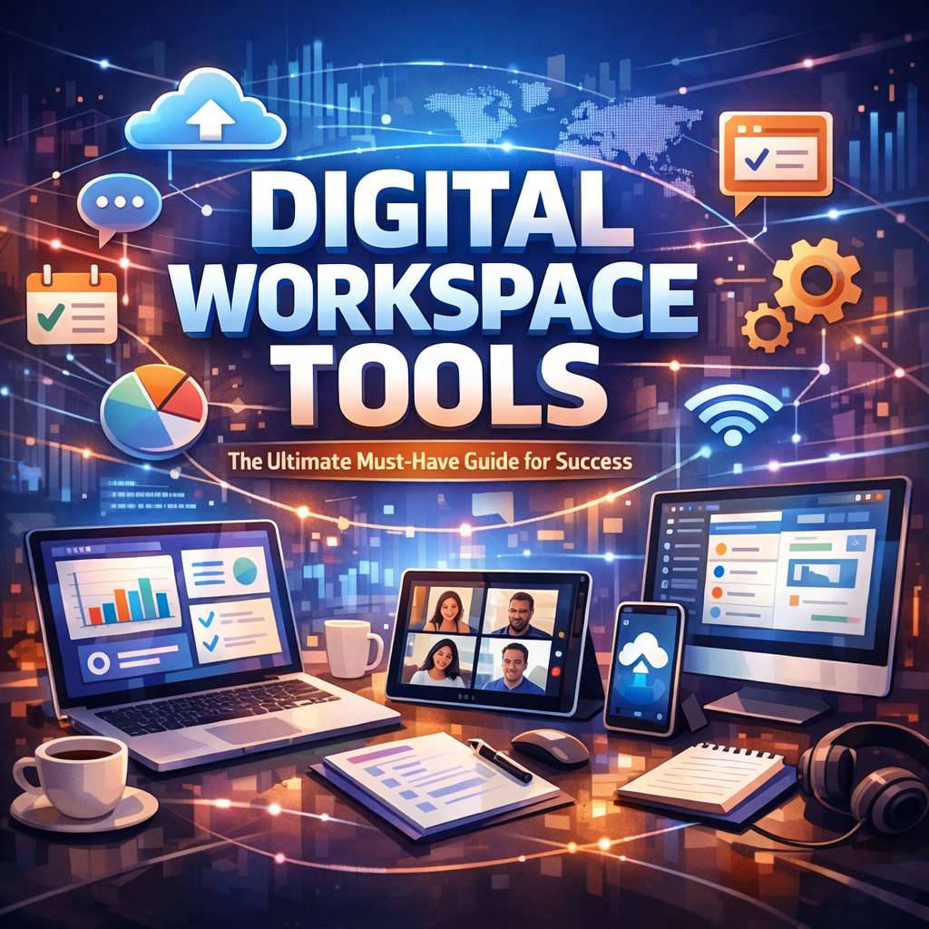 Illustration of Digital Workspace Tools: The Ultimate Must-Have Guide for Success