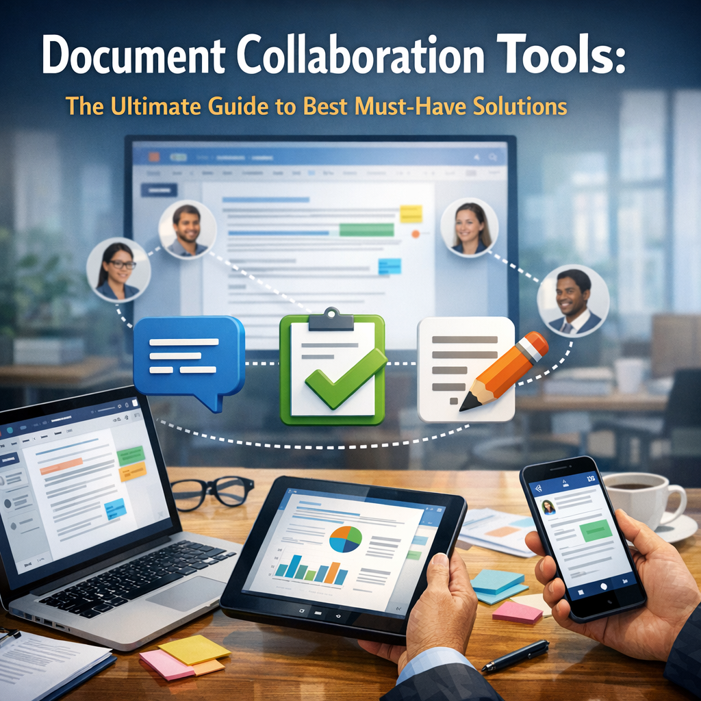 Illustration of Document Collaboration Tools: The Ultimate Guide to Best Must-Have Solutions