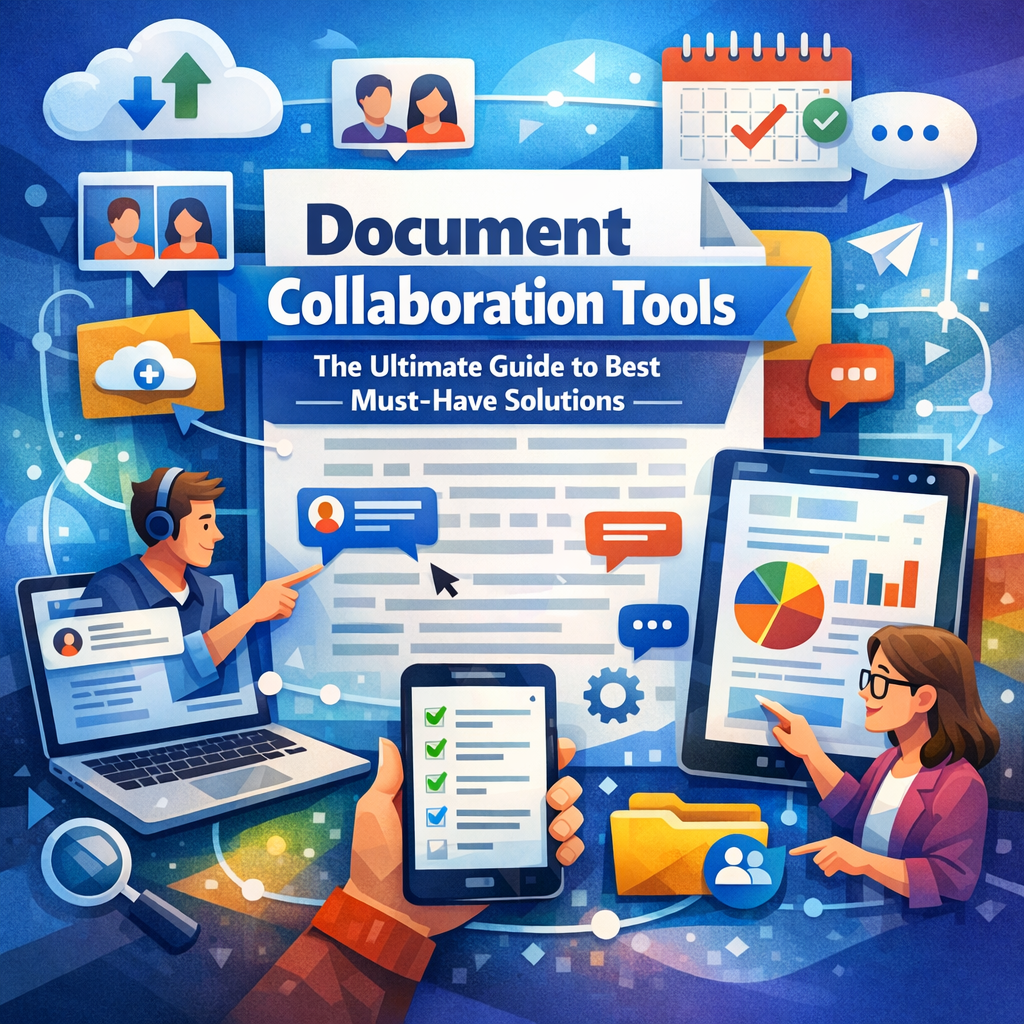 Illustration of Document Collaboration Tools: The Ultimate Guide to Best Must-Have Solutions