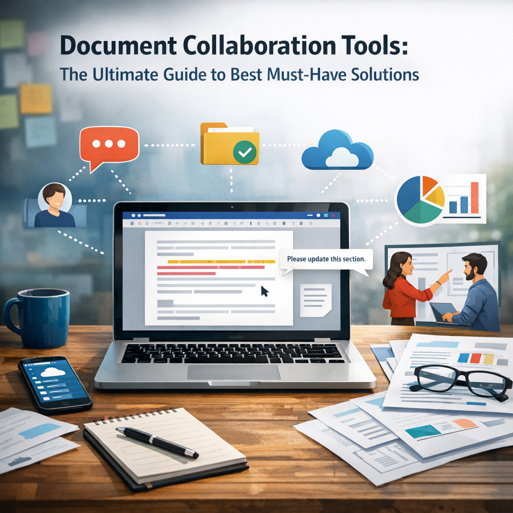 Illustration of Document Collaboration Tools: The Ultimate Guide to Best Must-Have Solutions