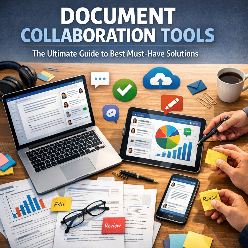 Illustration of Document Collaboration Tools: The Ultimate Guide to Best Must-Have Solutions