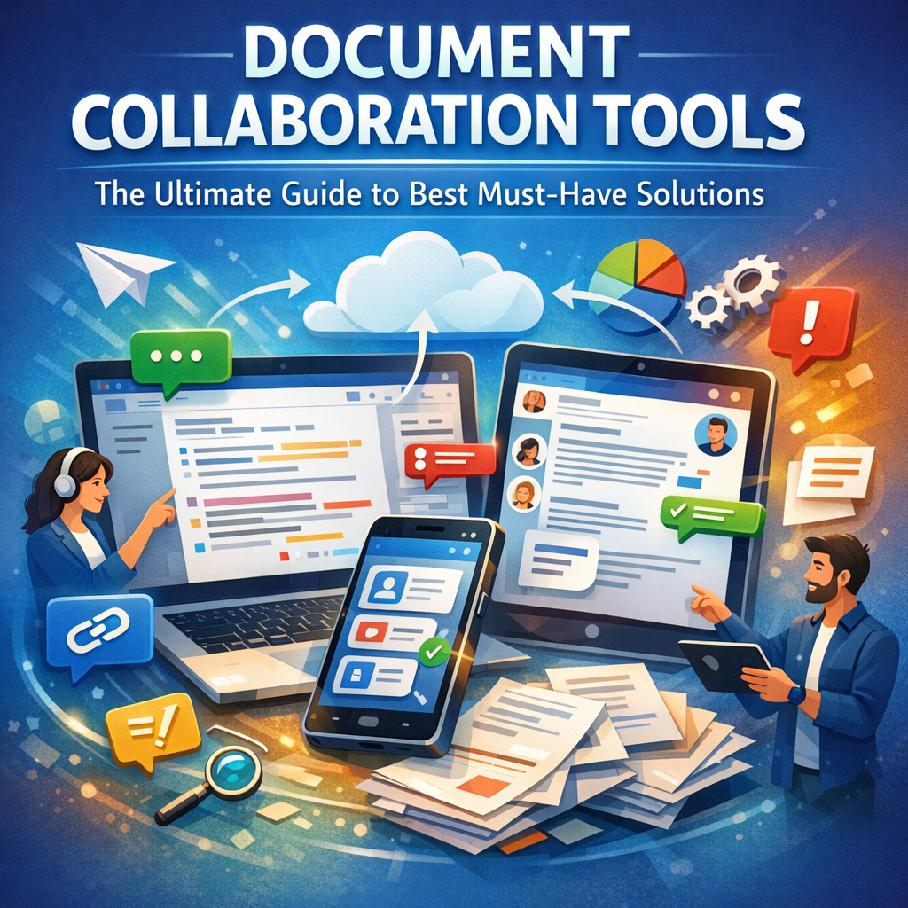 Illustration of Document Collaboration Tools: The Ultimate Guide to Best Must-Have Solutions