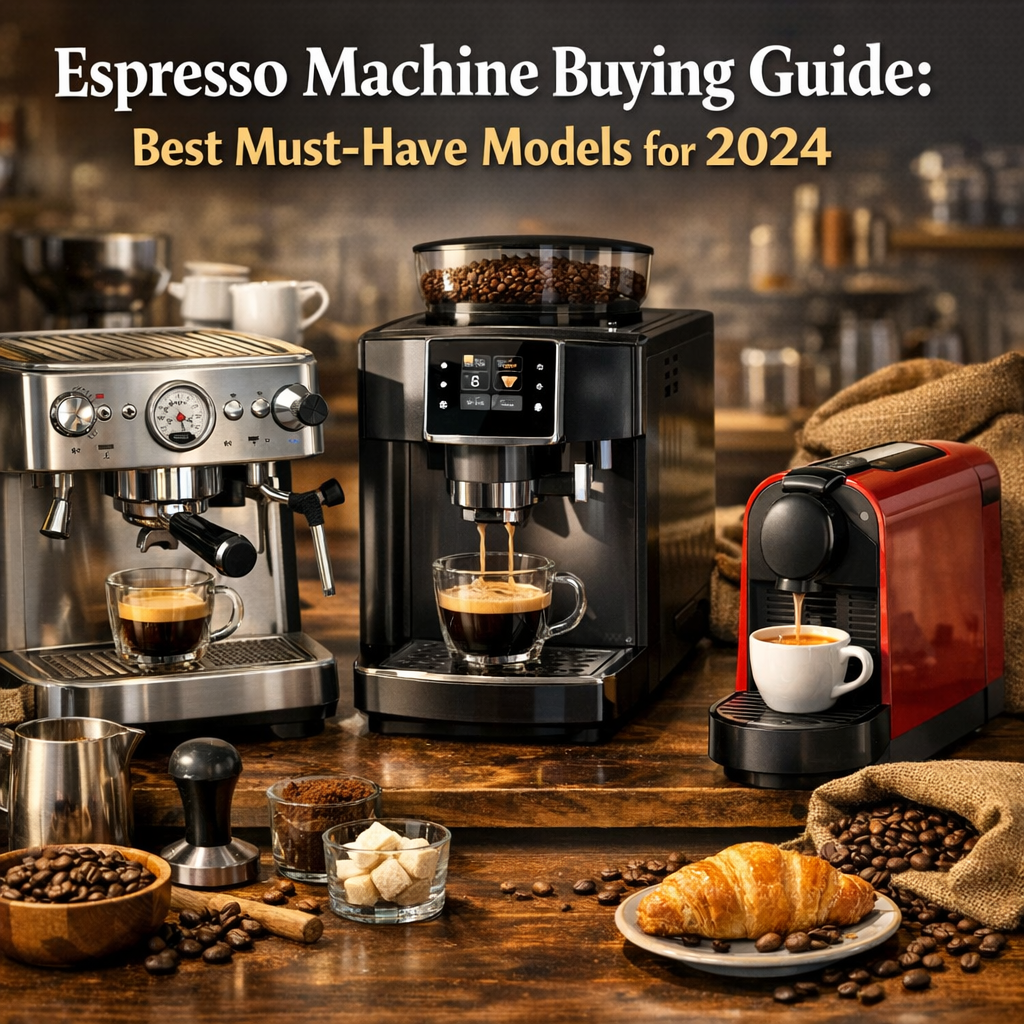 Illustration of Espresso Machine Buying Guide: Best Must-Have Models for 2024