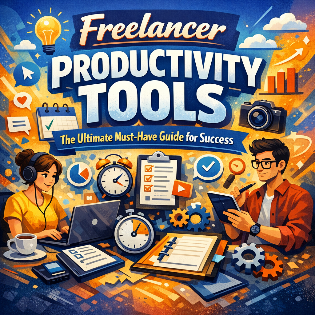 Illustration of Freelancer Productivity Tools: The Ultimate Must-Have Guide for Success