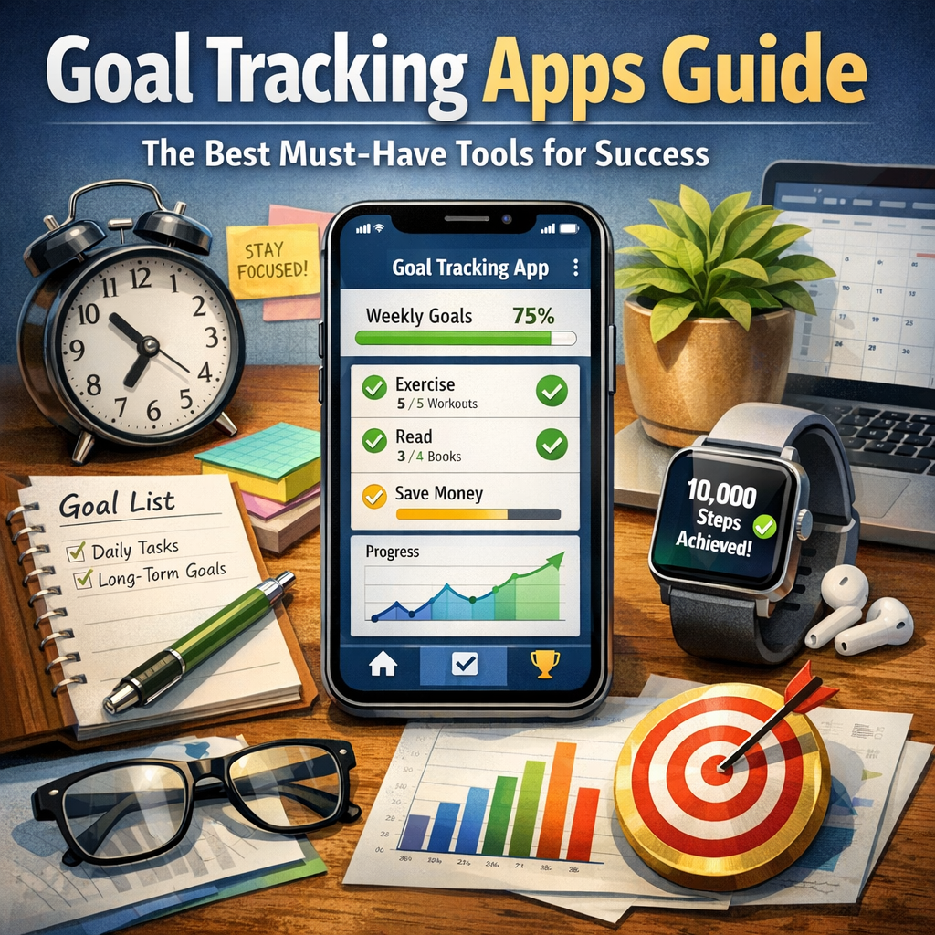 Illustration of Goal Tracking Apps Guide: The Best Must-Have Tools for Success