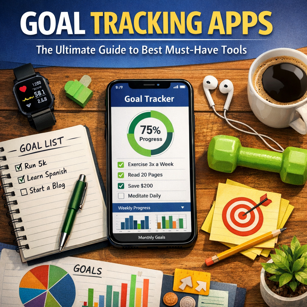 Illustration of Goal Tracking Apps: The Ultimate Guide to Best Must-Have Tools