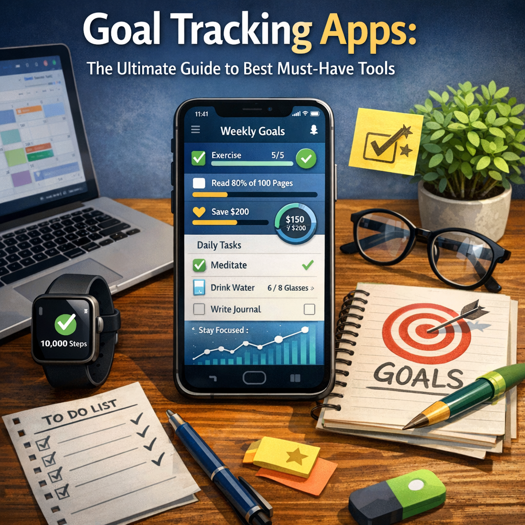 Illustration of Goal Tracking Apps: The Ultimate Guide to Best Must-Have Tools