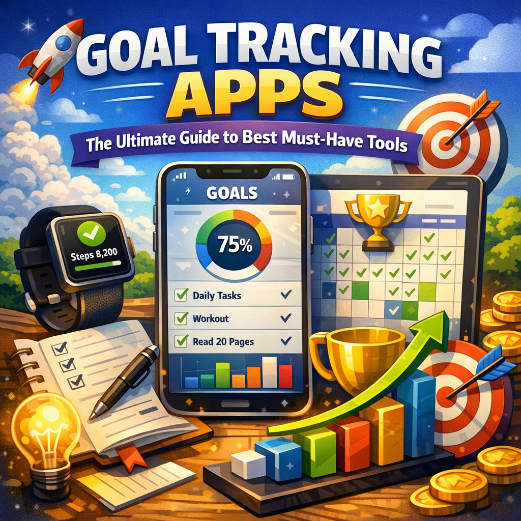 Illustration of Goal Tracking Apps: The Ultimate Guide to Best Must-Have Tools