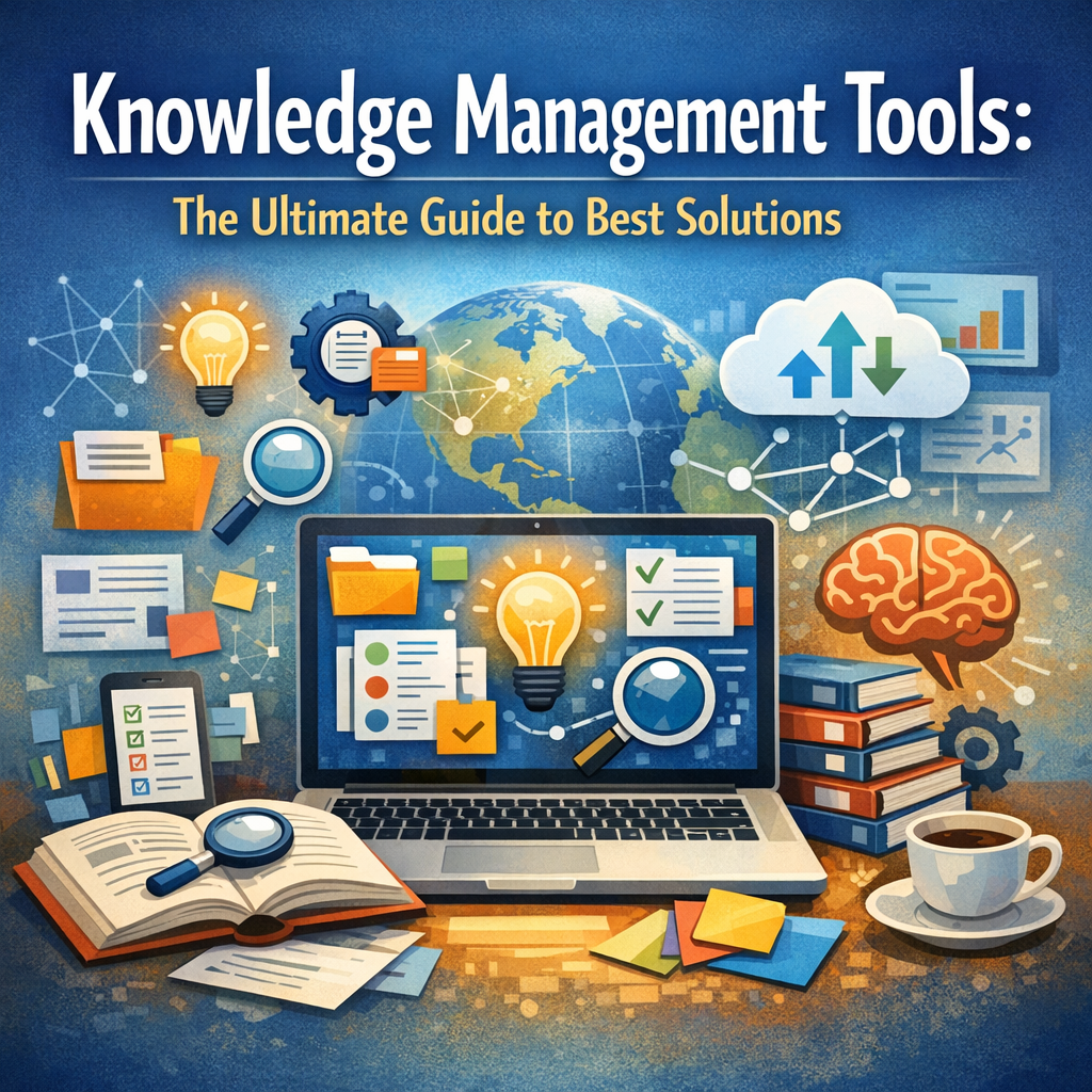 Illustration of Knowledge Management Tools: The Ultimate Guide to Best Solutions