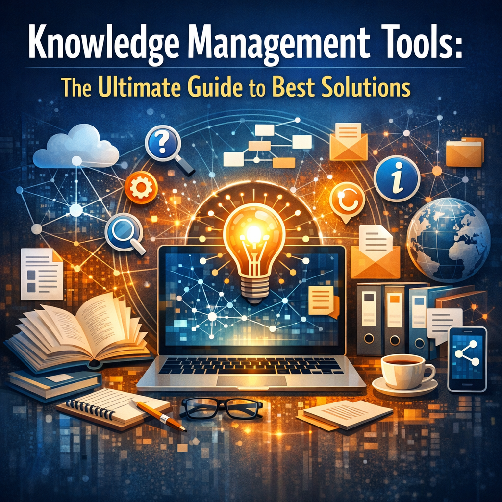 Illustration of Knowledge Management Tools: The Ultimate Guide to Best Solutions