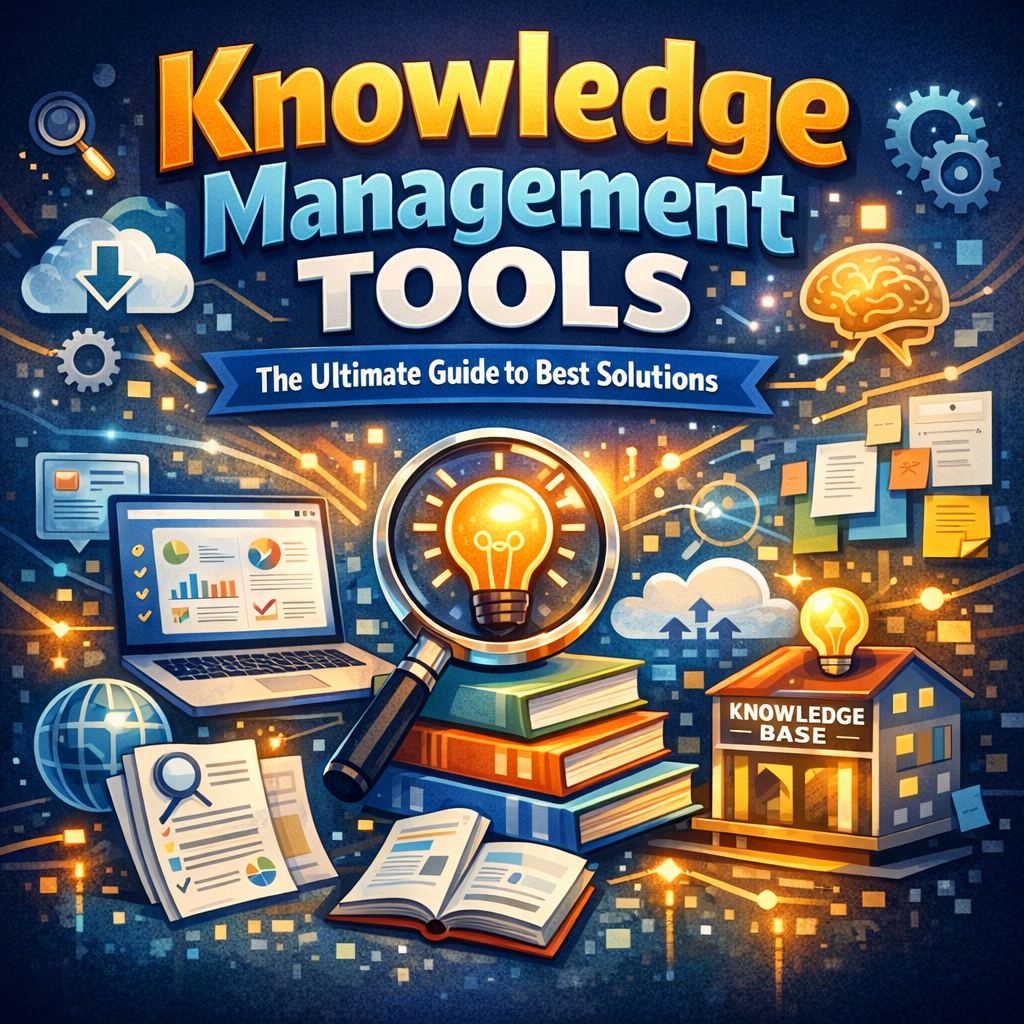 Illustration of Knowledge Management Tools: The Ultimate Guide to Best Solutions