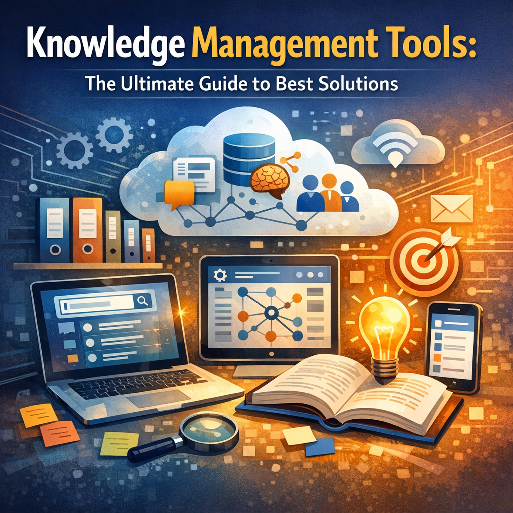 Illustration of Knowledge Management Tools: The Ultimate Guide to Best Solutions