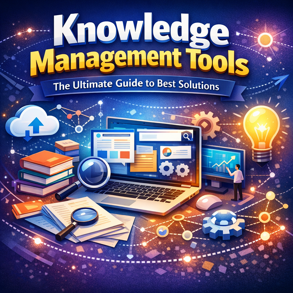 Illustration of Knowledge Management Tools: The Ultimate Guide to Best Solutions