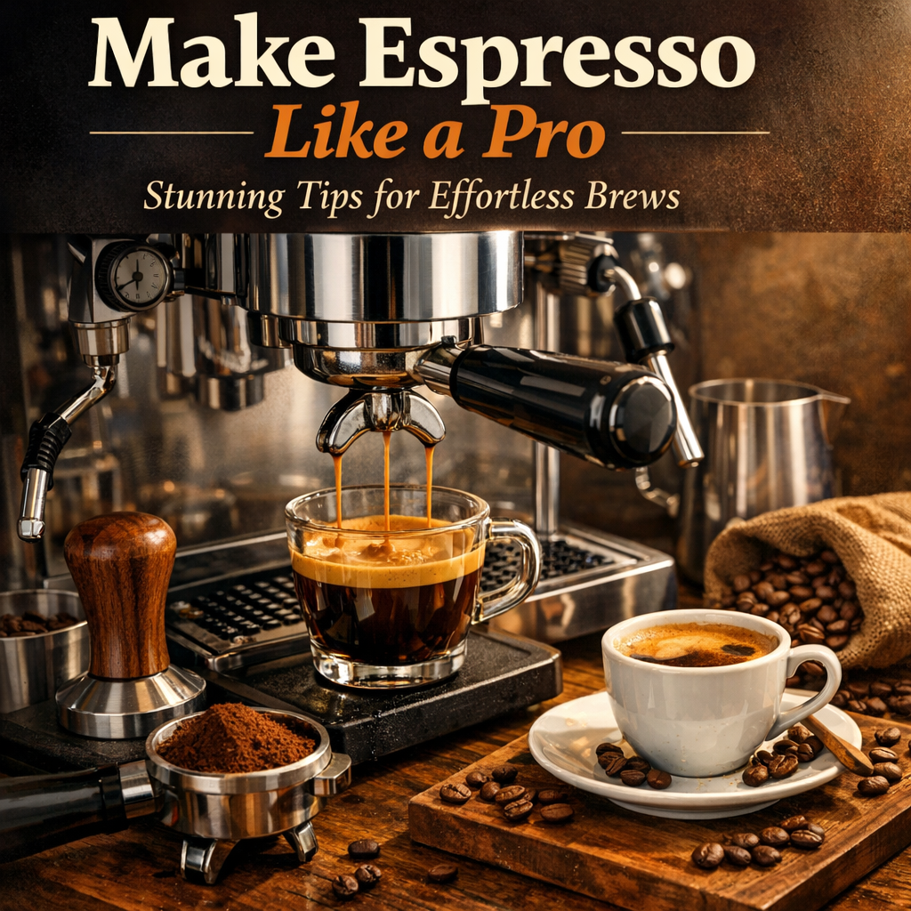 Illustration of Make Espresso Like a Pro: Stunning Tips for Effortless Brews