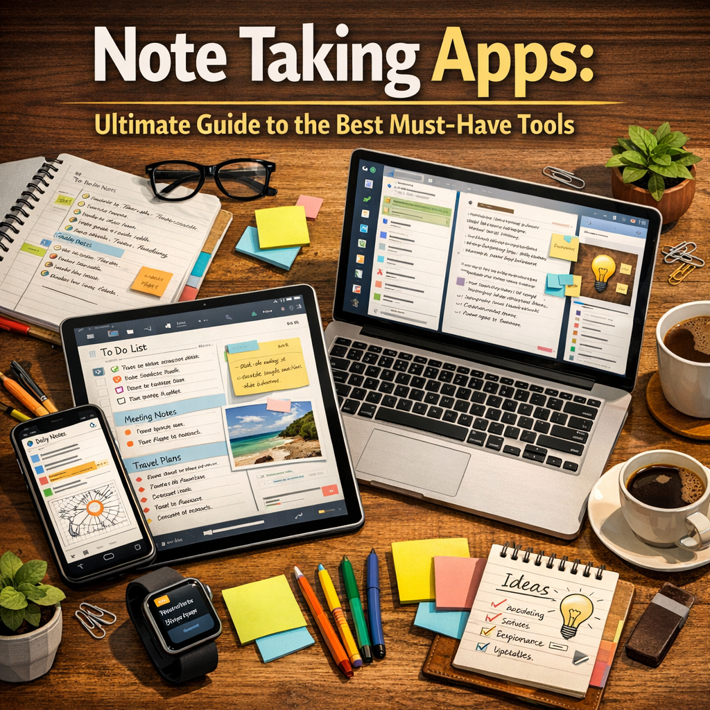 Illustration of Note Taking Apps: Ultimate Guide to the Best Must-Have Tools