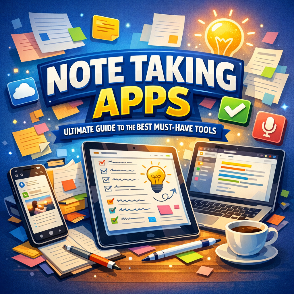 Illustration of Note Taking Apps: Ultimate Guide to the Best Must-Have Tools
