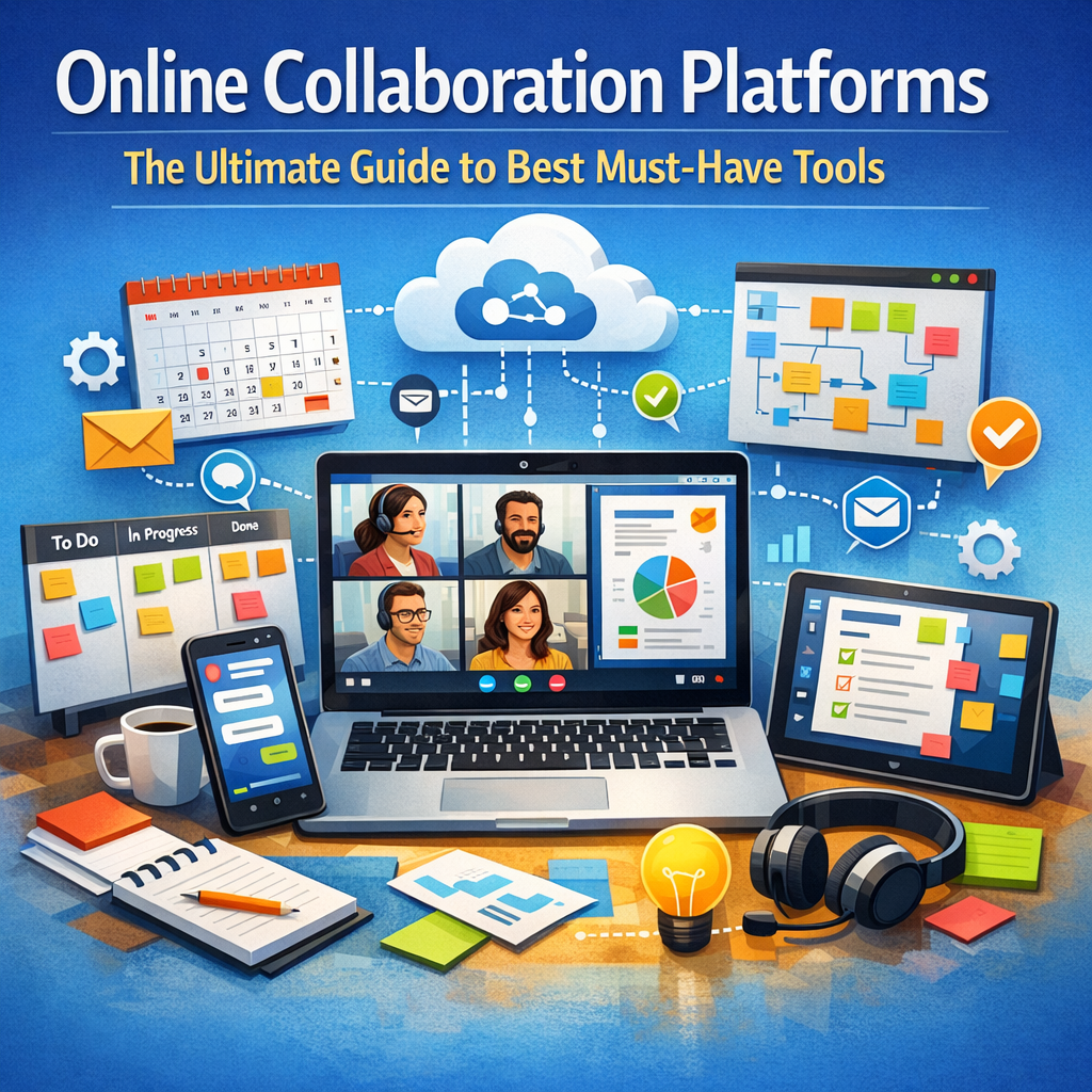 Illustration of Online Collaboration Platforms: The Ultimate Guide to Best Must-Have Tools