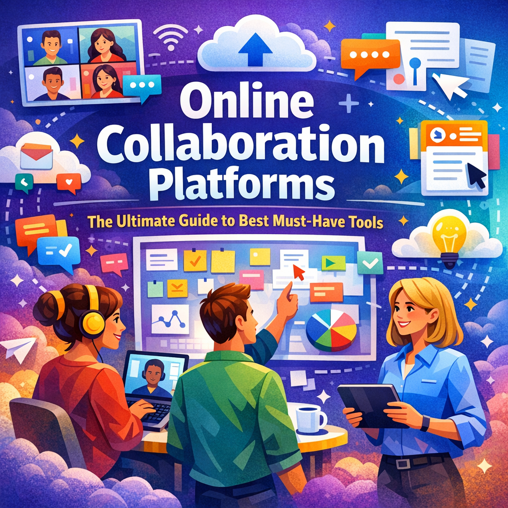 Illustration of Online Collaboration Platforms: The Ultimate Guide to Best Must-Have Tools