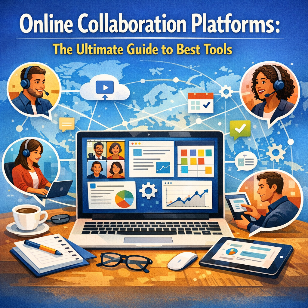 Illustration of Online Collaboration Platforms: The Ultimate Guide to Best Tools