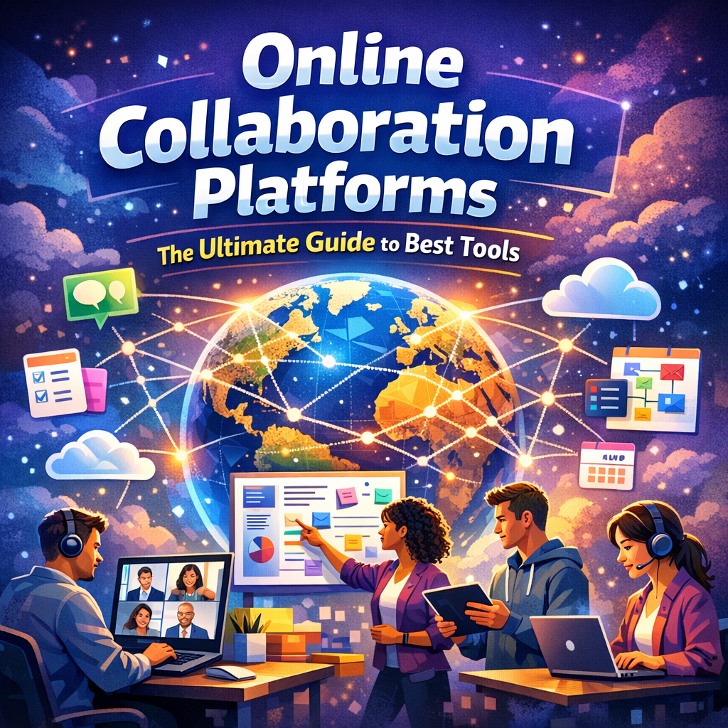 Illustration of Online Collaboration Platforms: The Ultimate Guide to Best Tools